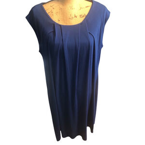 George Long Dress XL (16/18) Blue Sleeveless